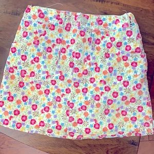 Children’s place floral skirt shorts attached